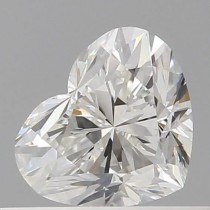 0.50 Carat F-IF Heart Shaped Natural Diamond