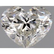 0.91 Carat J-SI1 Heart Shaped Natural Diamond