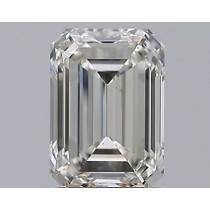 1.31 Carat I-VS2 Emerald Cut Natural Diamond