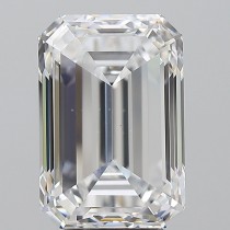 5.03 Carat D-VS2 Emerald Cut Natural Diamond