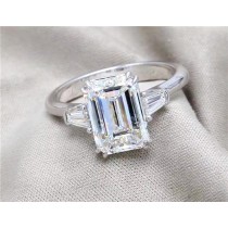 4.01 Carat H-VS2 Emerald Cut Natural Diamond 4.01 Carat H-VS2 Emerald Cut Natural Diamond