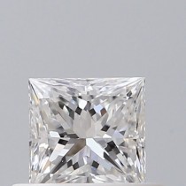 0.42 Carat D-SI1 Princess Cut Natural Diamond