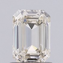 0.75 Carat I-VS1 Emerald Cut Natural Diamond