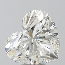 5.03 Carat H-SI1 Heart Shaped Natural Diamond