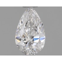 Lab Created 0.32 Carat D-VS1 Pear Shaped Diamond
