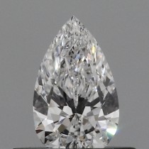 Lab Created 0.32 Carat D-VS1 Pear Shaped Diamond