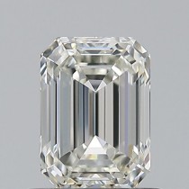 0.84 Carat G-IF Emerald Cut Natural Diamond
