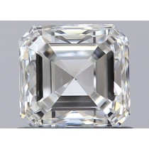 0.80 Carat H-VS2 Asscher Cut Natural Diamond