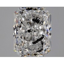 1.10 Carat D-SI2 Radiant Cut Natural Diamond