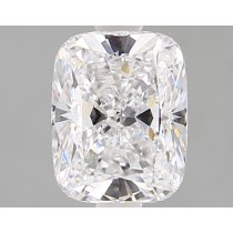 Lab Created 1.59 Carat D-VS2 Cushion Cut Diamond