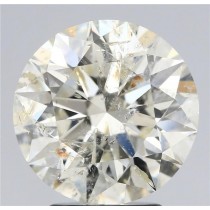 3.12 Carat K-I1 Round Natural Diamond 3.12 Carat K-I1 Round Natural Diamond