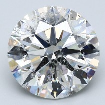 6.41 Carat G-SI2 Round Natural Diamond 6.41 Carat G-SI2 Round Natural Diamond