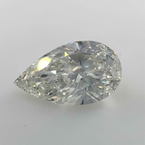 3.70 Carat I-SI2 Pear Shaped Natural Diamond