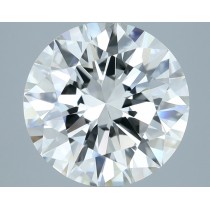 3.40 Carat H-VVS2 Round Natural Diamond