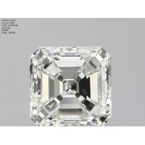 0.51 Carat J-SI1 Asscher Cut Natural Diamond 0.51 Carat J-SI1 Asscher Cut Natural Diamond