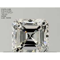0.30 Carat G-VS1 Asscher Cut Natural Diamond 0.30 Carat G-VS1 Asscher Cut Natural Diamond