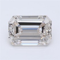 Lab Created 2.33 Carat I-VS2 Emerald Cut Diamond
