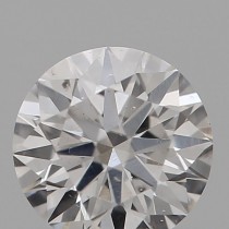 0.23 Carat I-SI1 Round Natural Diamond Certified By GIA