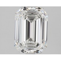 2.02 Carat F-VVS2 Emerald Cut Natural Diamond