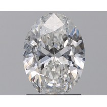 1.50 Carat E-SI2 Oval Natural Diamond Certified By HRD