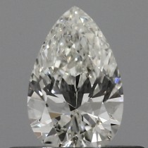 Lab Created 0.31 Carat J-VVS1 Pear Shaped Diamond