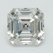 Lab Created 0.88 Carat H-VS1 Asscher Cut Diamond Lab Created 0.88 Carat H-VS1 Asscher Cut Diamond