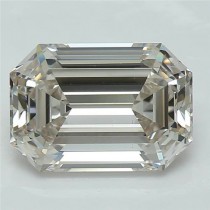 Lab Created 2.43 Carat I-VS2 Emerald Cut Diamond
