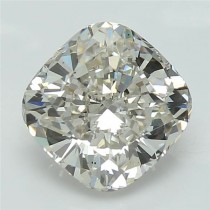 Lab Created 2.53 Carat I-SI1 Cushion Cut Diamond Lab Created 2.53 Carat I-SI1 Cushion Cut Diamond