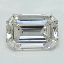 Lab Created 2.63 Carat H-SI1 Emerald Cut Diamond Lab Created 2.63 Carat H-SI1 Emerald Cut Diamond