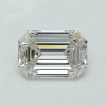 Lab Created 0.89 Carat H-SI1 Emerald Cut Diamond Lab Created 0.89 Carat H-SI1 Emerald Cut Diamond