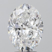 3.51 Carat D-SI1 Oval Natural Diamond
