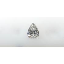 3.13 Carat H-SI2 Pear Shaped Natural Diamond