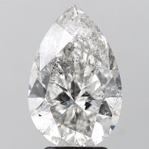 3.56 Carat H-I1 Pear Shaped Natural Diamond 3.56 Carat H-I1 Pear Shaped Natural Diamond