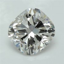 Lab Created 2.37 Carat H-VS1 Cushion Cut Diamond
