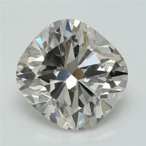 Lab Created 2.27 Carat J-VS1 Cushion Cut Diamond