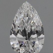 Lab Created 0.32 Carat D-VS1 Pear Shaped Diamond