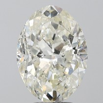 5.03 Carat K-I1 Oval Natural Diamond 5.03 Carat K-I1 Oval Natural Diamond