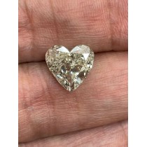3.18 Carat K-I1 Heart Shaped Natural Diamond 3.18 Carat K-I1 Heart Shaped Natural Diamond