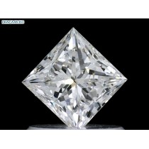 0.75 Carat F-VS1 Princess Cut Natural Diamond