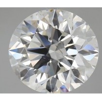 4.12 Carat F-SI2 Round Natural Diamond