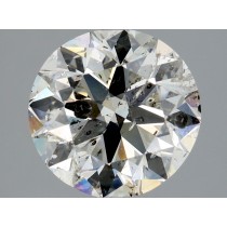 2.71 Carat J-I1 Round Natural Diamond 2.71 Carat J-I1 Round Natural Diamond