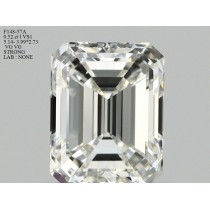 0.52 Carat I-VS1 Emerald Cut Natural Diamond