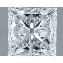 1.31 Carat E-VS1 Princess Cut Natural Diamond