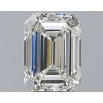 2.81 Carat J-SI1 Emerald Cut Natural Diamond