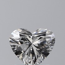 Lab Created 0.90 Carat E-VS2 Heart Shaped Diamond