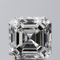 Lab Created 3.01 Carat H-VS1 Asscher Cut Diamond Lab Created 3.01 Carat H-VS1 Asscher Cut Diamond