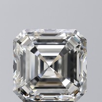 Lab Created 3.01 Carat H-VVS2 Asscher Cut Diamond Lab Created 3.01 Carat H-VVS2 Asscher Cut Diamond