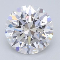 Lab Created 1.33 Carat G-VVS2 Round Diamond