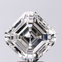 Lab Created 3.51 Carat H-VS1 Asscher Cut Diamond