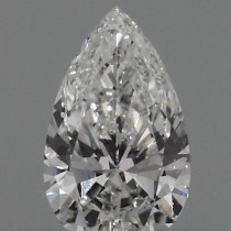 Lab Created 0.34 Carat E-VS2 Pear Shaped Diamond